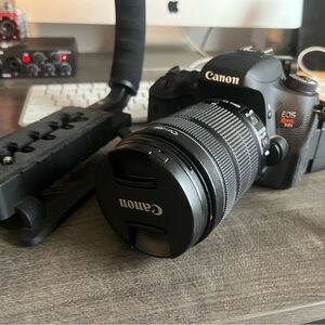 Canon EOS Rebel T6i DSLR Camera Black